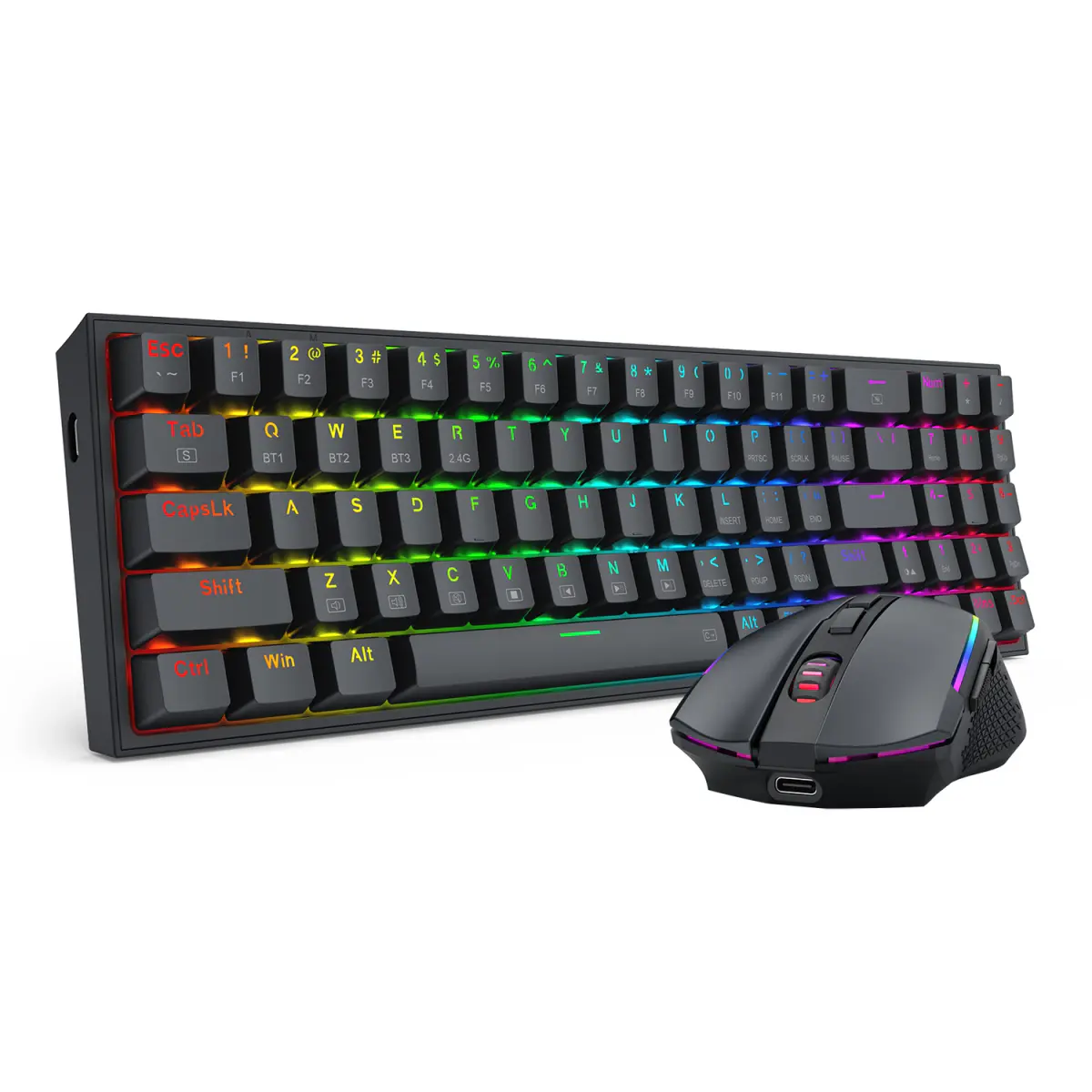 Combo Teclado y Mouse Inalámbrico Redrago S136